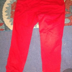 High waist crop pants